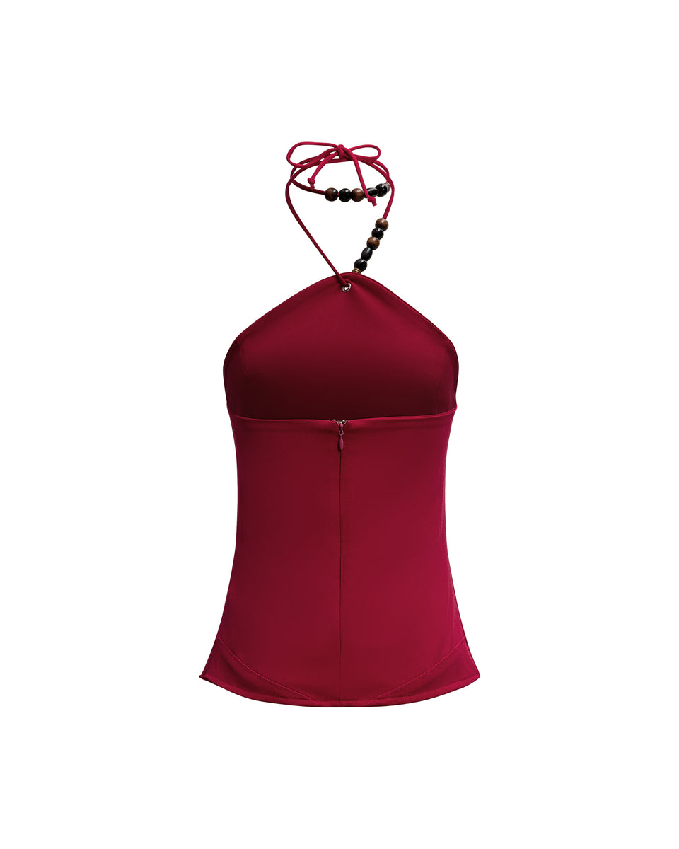 BEADS HALTER NECK TOP AH3 – PRIX HONG KONG LIMITED