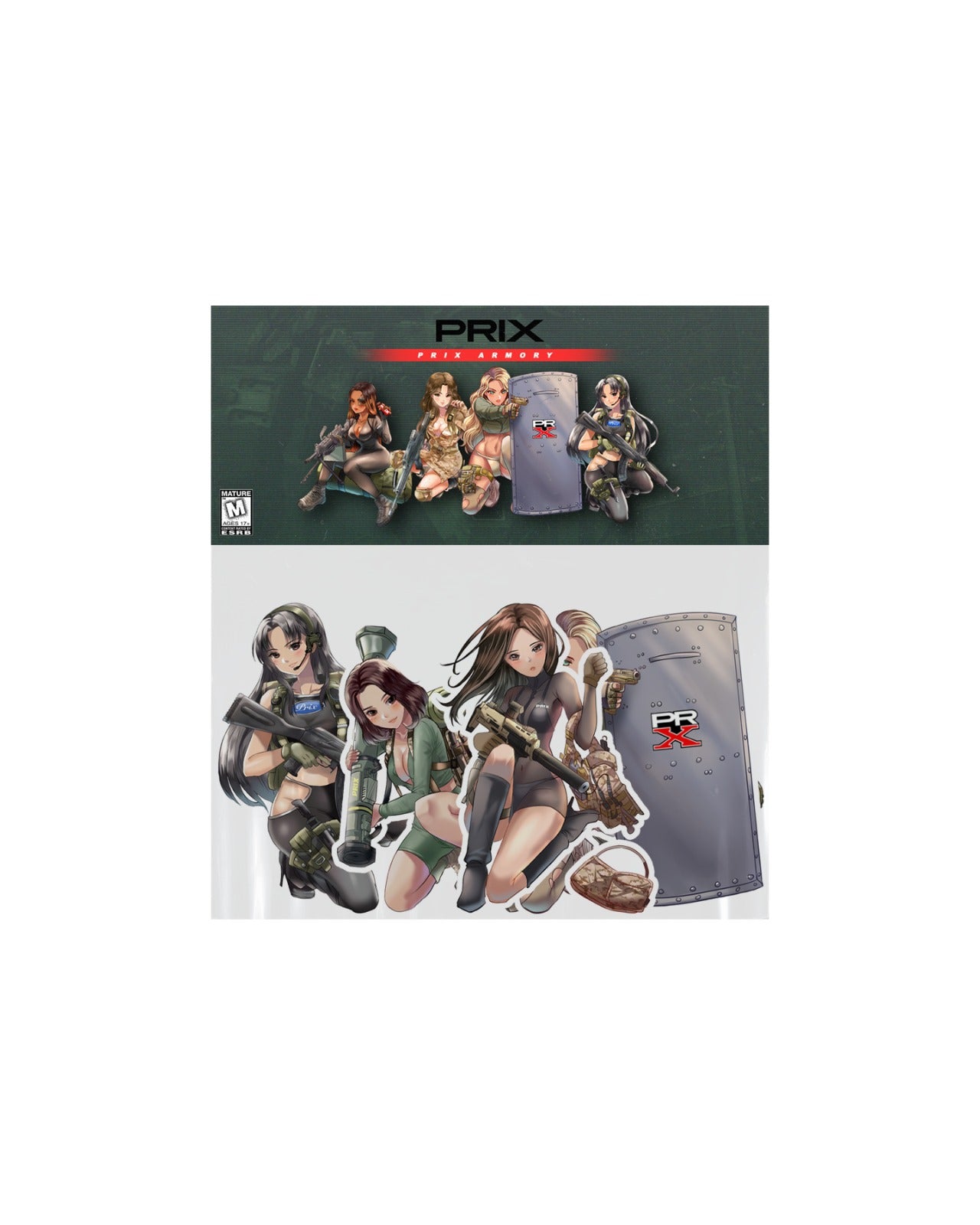 PRIX ARMORY STICKER PACK