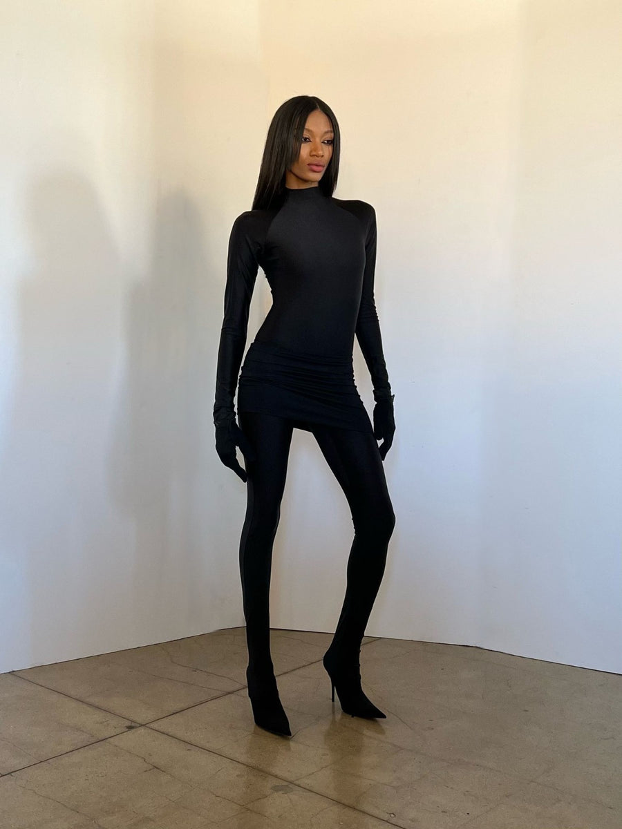 KNIGHT BODYSUIT BLACK