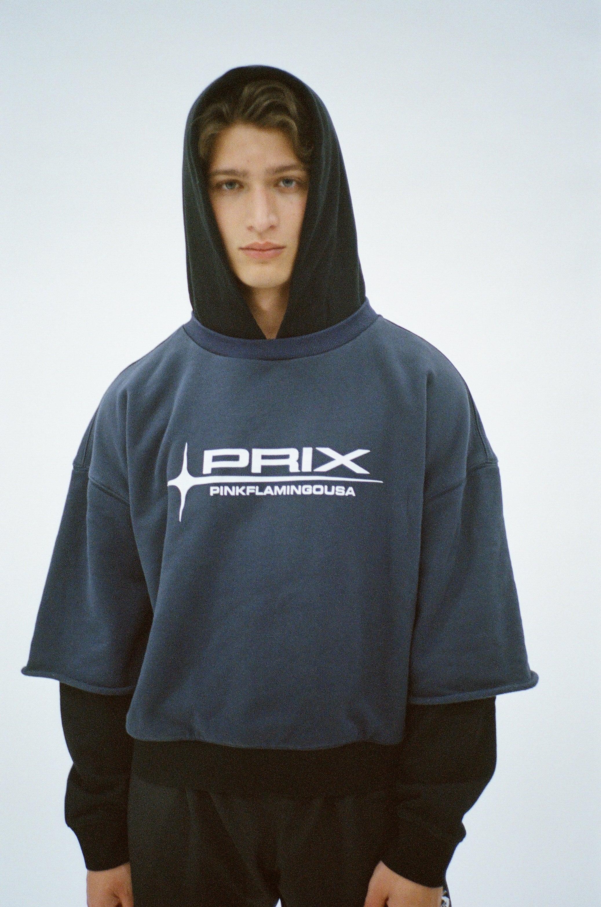 PRIX X PFUSA DON T PANIC LAYERED HOODIE PRIX LIMITED