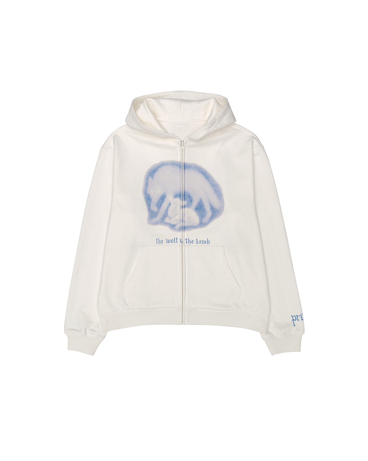 WOLF LAMB ZIP HOODIE PRIX LIMITED