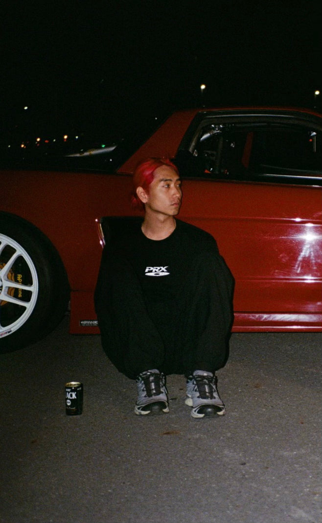 DVD RUBBER LONG SLEEVE TOP BLACK