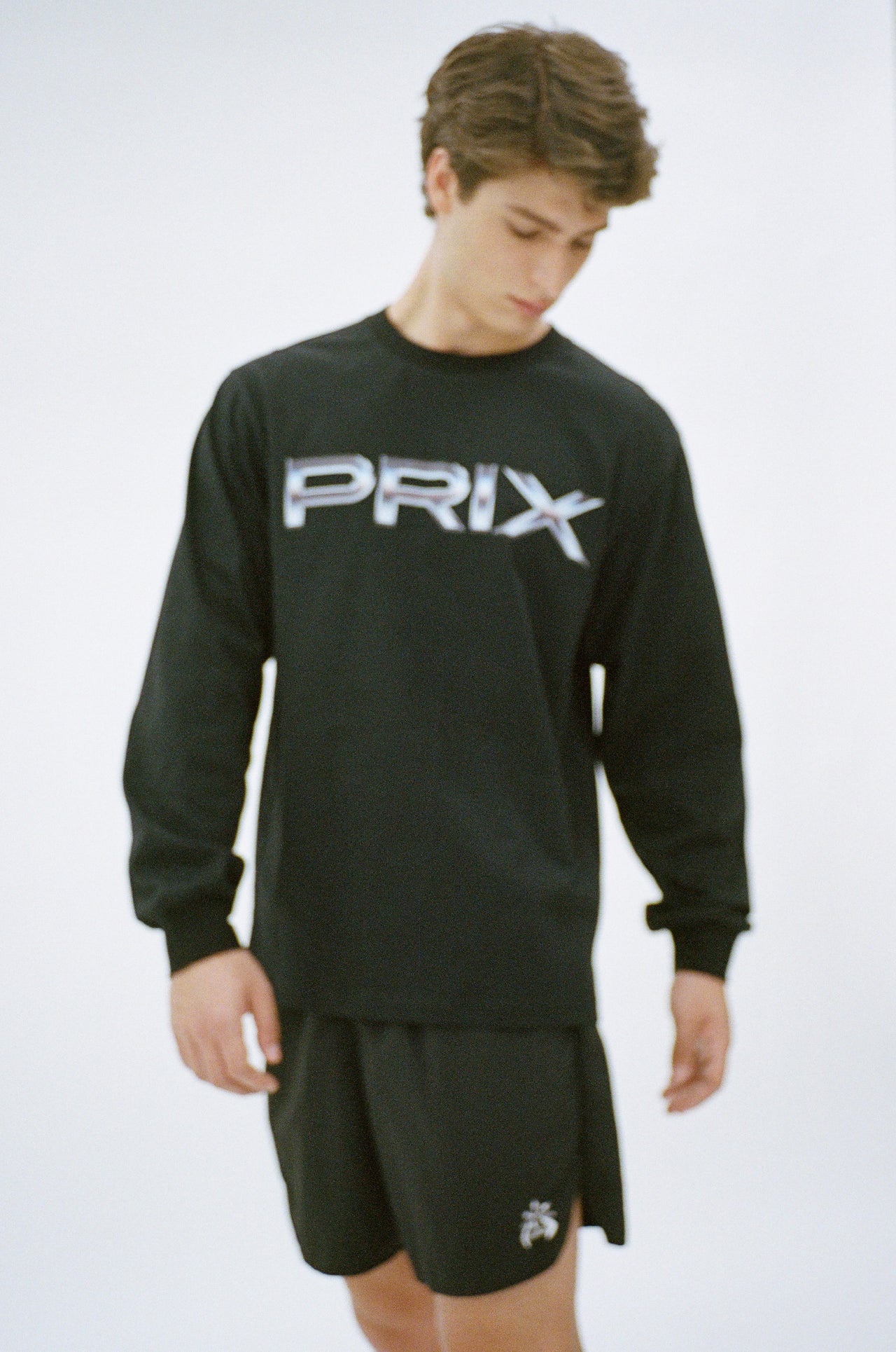 PRIX CHROME LONG SLEEVE T-SHIRT BLACK