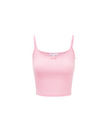 POINTELLE TANK KIRBY PINK