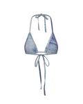 QUIET MICRO BIKINI TOP CHICHI DENIM
